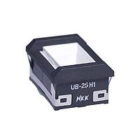 NKK Switches UB25NBKG015F Pushbutton Switches LOW PROFILE PSHBTTN ILLMNTD/PC AND SLDR