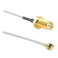 Linx Technologies - TE Connectivity CSI-SGFB-100-UFFR RF Cable Assemblies CABLE SMA BLKHD PLUG 1.13 100