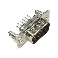 HARTING 09561617712 High Density D-Sub Connectors 15P MALE STRT PCB 4-40 UNC PL3 PLATING