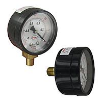 Dwyer UGJ-C11041N Utility Pressure Gauge, Dual psi/bar, 300 psi, 2.5% Accuracy, Black Steel (2 in, 300 psi, Back)