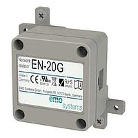 EMO Systems EN-20G Industrial 1 Gb/s Network Isolator, plastic housing