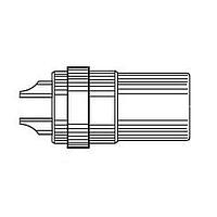 REDEL PLG.M0.5ZL.L Circular Push Pull Connectors 5P FIXED RCPT SOLDER W/KEY AND 2 NUTS