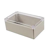 Hammond Manufacturing RZ0373C Enclosure BEIGE ABS W/CLR LID 7.87x 4.72x 2.95 IN