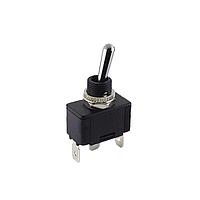 Shin Chin R13-416D1-01(VDC) Toggle Switches 30A/12VDC 3P SPDT ON-OFF-ON/0.25"SQ