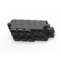 AMP Connectors - TE Connectivity 2212170-1 Heavy Duty Power Connectors FORGE, ASSY PIN, 6#0 4#4-0#8-0#12-0#22