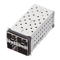 AMP Connectors - TE Connectivity 2007417-5 Cage Assemblies SFP+ ASSY 2X2 GASKET 4 LP SN