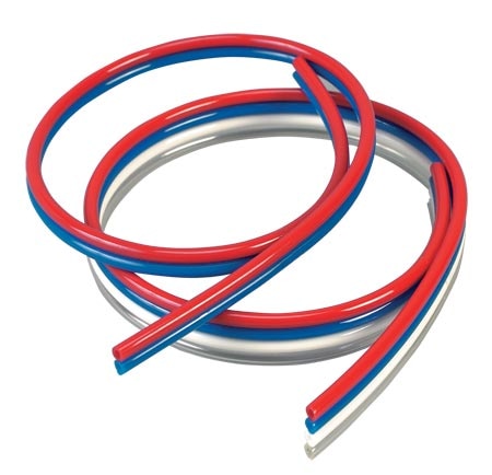 Flexible multi-line tubing used in industrial flow and instrumentation setups