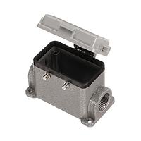 AMP Connectors - TE Connectivity T1460100216-000 Housings Hood 9MM L 54MM H PG2x16 Side Entry