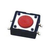 APEM ADTSM21RV Basic Switch 0.05A 12VDC Red 260gf, 4.3mm, SPST