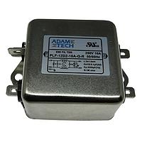Adam Tech PLF-12D2-10A-Q-R Power Line Filters EMI/RF Line Filter, 115/250VAC 10A, medium outline, chassis mount