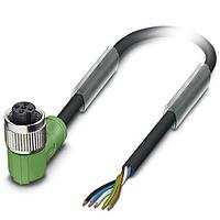 PHOENIX CONTACT 1408340 Sensor Cables / Actuator Cables SAC-5P- 1,5- PUR/M12FR BK