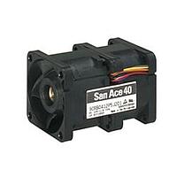 Sanyo Denki 9CRB0412P5J201 Axial Axial Fan, 40x40x56mm, 12VDC, Counter Rotating, Low Power, Tach/PWM Closed Loop