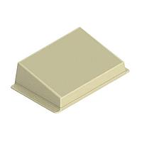 Serpac WM07S,AL Wall Mount 6.89x4.89x2.05x1.13" ALMOND