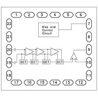 Analog Devices HMC913-SX Video Amplifiers SDLVA w/Input pow Limiter, 1-20GHz