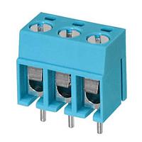 Same Sky (formerly CUI Devices) TB001-500-21BE Fixed Terminal Blocks Terminal block, screw type, 5.00 , horizontal, 21 poles, CUI Blue, slotted screw, PCB mount