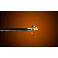 Alpha Wire 6072C BK002 Multi-Conductor Cables 22 AWG, 2 Pair Communication Cable , Shielded, 500 ft  - Black