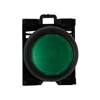 Eaton M22S-DL-G Pushbutton Operators ILL MOM PB BLK-BZL FLSH GRN