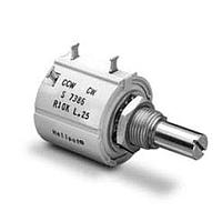 TT Electronics / BI Technologies 7386R10KL.5 Rotary Metal 10K ohm 5% 1/4" Shaft 3 Turn