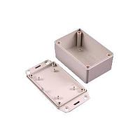 Hammond Manufacturing 1591XXLFLGY Flanged Enclosure FR ABS w/Flanged Lid 3.4x2.2x1.4" Grey