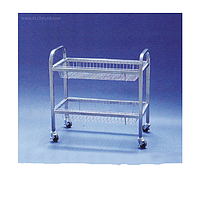 SciLab SL.Car7041 Stainless-steel Cart (Wire basket-type, 2 shelves)