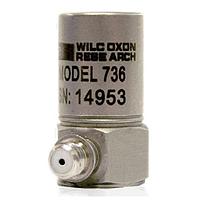 Amphenol Wilcoxon 736 Acceleration Sensor Modules Side exit, miniature, high frequency, case grounded, microdot connector, 100 mV/g, +/-5% sensitivity tolerance