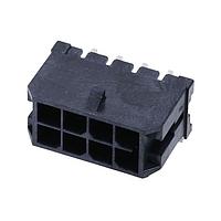 Molex 218216-0810 Headers Micro-Fit+ RA Header SMT 3mm Pitch Dual Row 8 Ckts (Sn) Plating Glow-Wire  Press Clip Blk Reel
