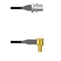 Amphenol Custom Cable Q-1U03I0003048i RF Cable Assemblies N-SJB/SMB-RJ G174 48I