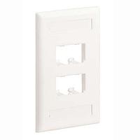 Panduit CFPL4EIY Wire Ducting & Raceways Faceplate 4 Port Single Gang Classic