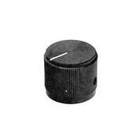 Alcoswitch - TE Connectivity KB900B1/4 Cylindrical Knob 1/4" BLACK KNURLED KNOB