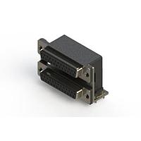 EDAC 662-025-664-035 Dual Port D-Sub Connectors Right-angle Dual Port D-Sub Connector
