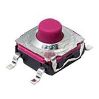 C&K KSC SLT 221J LFS Tactile Tact 6.2 x 6.2~ 5.0 mm H~ J&G leads~ IP40~ Long Travel Low Sound