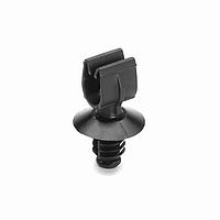 HellermannTyton 151-01722 MOC Clip MOC Clip, 7 mm, with 6.5mm Fir Tree, PA66HIRHSUV, Black, 5000/ctn