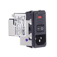 Corcom - TE Connectivity PS0S0DH3A Inlets 3A DUAL FUSE SNAP IN MOUNT