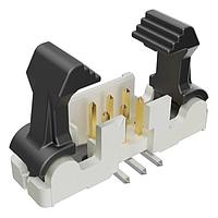 Amphenol FCI 10078995-G02-06BLF Shrouded Eject Latch Header Vert, SMT, 6 Pos