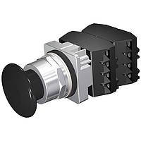 SIEMENS 52PM9W1D Standard Switches PUSHBUTTON,MOM,BLK,1 3/4" PLST,2POS,4BJK