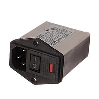 Corcom - TE Connectivity PE0S0DMXE Inlets VERTICAL DPST SNGL VOLT DUAL FUSE MED PERF