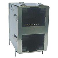 Abracon ARJ21A-MBSD-A-B-EMU2 Magnetic Jack RJ45 10/100/1000 Base-T 2x1 Right Angle N/A Through Hole