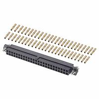 Harwin M80-4615005 Receptacle Housing 25+25 POS FEM +J/S SM BORE GOLD