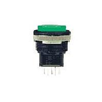 NKK Switches LB15WGW01-GJ Pushbutton Switches SPDT ON-(ON) BLU Ag PNL SEAL GRY HOUSING