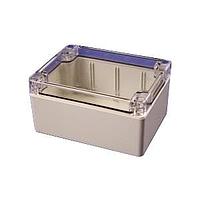 Hammond Manufacturing 1554F2GYCL Enclosures General Enclosure - Grey/Clear Lid - 4.7 x 3.5 x 2.4in - Polycarbonate - N4X
