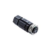 Amphenol LTW MN-05BFFB-SL7001 Connectors NMEA 2000, Mini, Metal, 8A, 05 pins, Female Connector, Female Contact, Straight, Screw-in, Field Installable, F8.0 - F11.0mm, IP67
