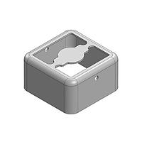 Masach Tech MS110-20F EMI/RFI Shield Frame, Two-Piece 11 x 11 x 6mm Two-piece Drawn-Seamless RF Shield/EMI Shield FRAME (CRS)