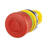 EAO 46-2C36.1M20.000 Knob Actuator, oe 22.3 mm, oe 32 mm, mushroom-head, non illuminative, Red, Plastic, opaque, round, IP65, IK03, Twist to unlock