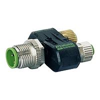 Murrelektronik 7000-41231-0000000 T-Coupler T-COUPLER SLIMLINE M12 MALE / 2X M8 FEMALE