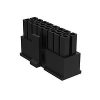 Amphenol FCI 10132445-14LF Headers & Wire Housings Minitek Power3.0 HCC DR V Rec Hsg 14Pos