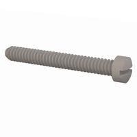 Essentra Components 010440F087 Machine Screw Fillister Slotted Screw, #4-40 Thread, 7/8 Lg