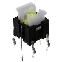 E-Switch TL1240YQ Tactile Switch YEL LED TACT SWITCH