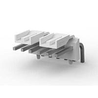 AMP Connectors - TE Connectivity 3-644617-6 Plug Housing 06P MTA156 HDR ASY PO RA FB LF