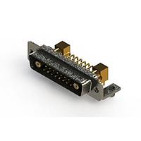 EDAC 629-17W2640-7TB Mixed Contact D-Sub Connectors Right-angle Power Combo D-Sub Connector