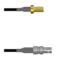 Amphenol Custom Cable Q-2V00Q0003036i RF Cable Assemblies SMA-SJ/HDBNC-SJ G174 36I